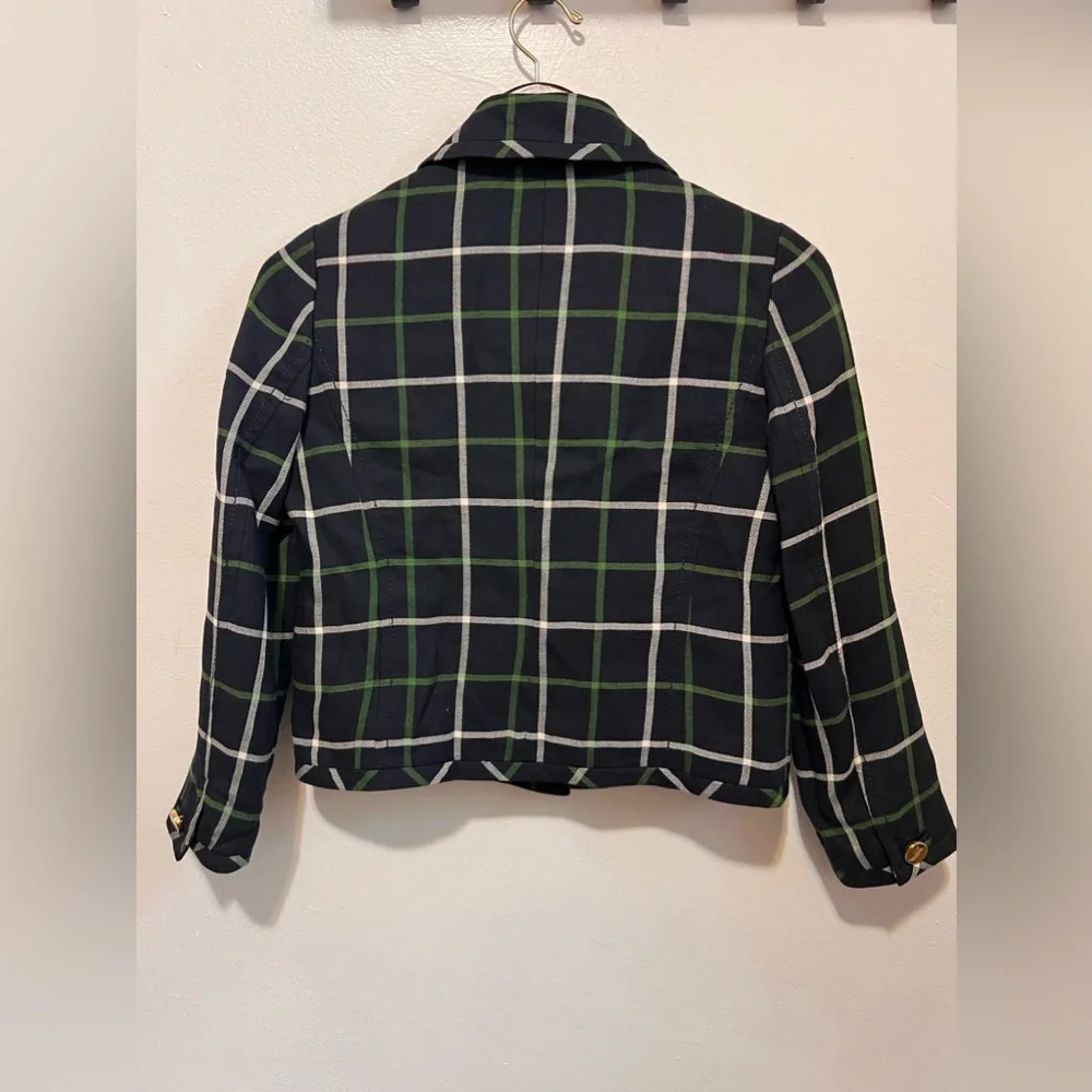 [Kate Spade] Cropped Windowpane Blazer - Picture 10 of 16